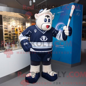 Maskotfigur af en Navy...