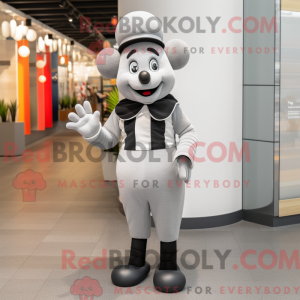 Mascot character of a Gray...