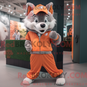 Mascot character of a Peach...
