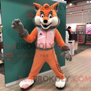 Mascot karakter van een...