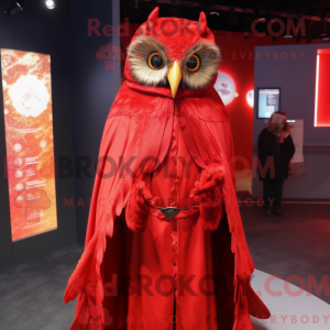 Mascot character of a Red...