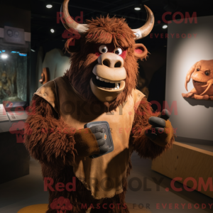 Mascot karakter van een...