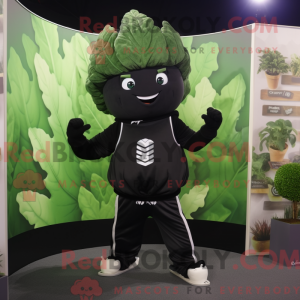 Mascot character of a Black...