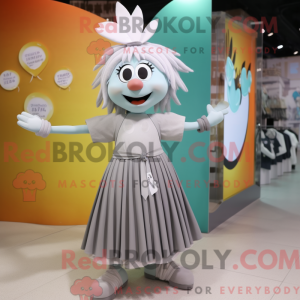 Mascot character of a Gray...