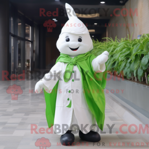 Mascot character of a White...