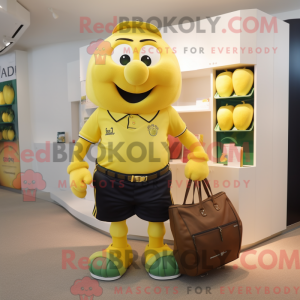 Mascot character of a Lemon...