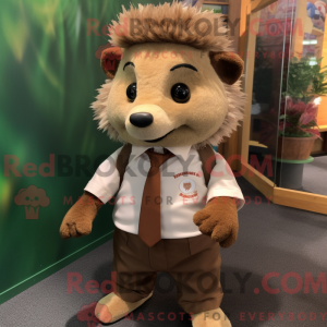 Mascottefiguur van een...