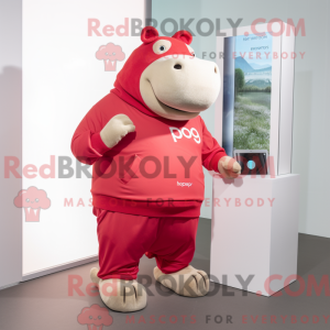 Mascot karakter van een...