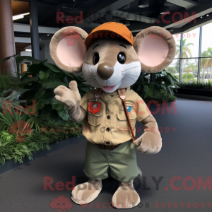 Mascot karakter van een...