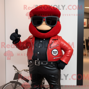 Mascottefiguur van een Rode...