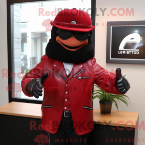 Mascot character of a Red...