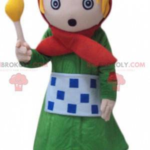 Mascote da menina com fósforos - Redbrokoly.com