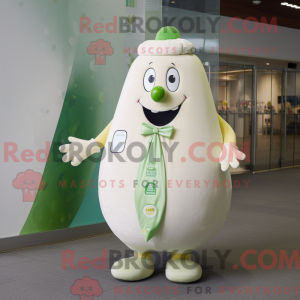 Maskot karaktär av en Cream...