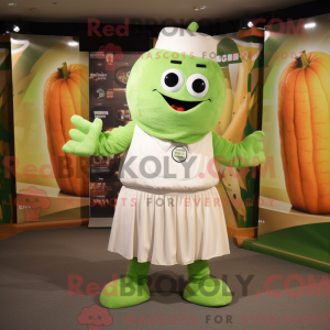 Maskot karaktär av en Cream...