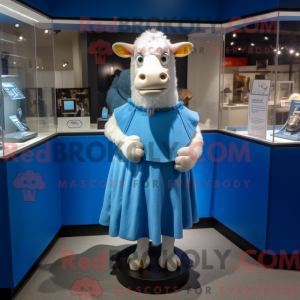 Maskotkarakter af en Blue...