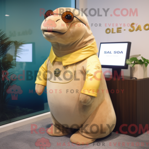 Mascot character of a Gold...