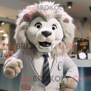 Mascottefiguur van een...