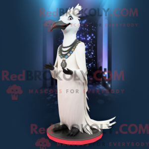 Mascot character of a White...
