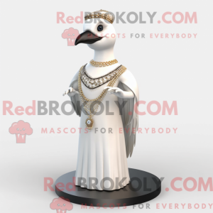 Mascot character of a White...