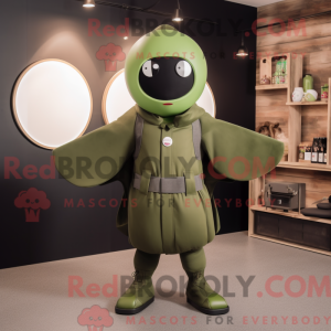 Mascot character of a Olive...