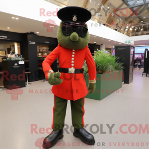 Mascot character of a Olive...