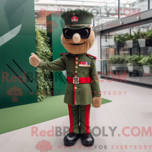 Mascot character of a Olive...