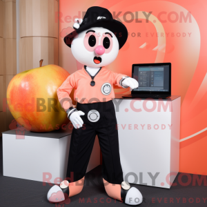 Mascot character of a Peach...