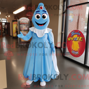 Mascottefiguur van een...