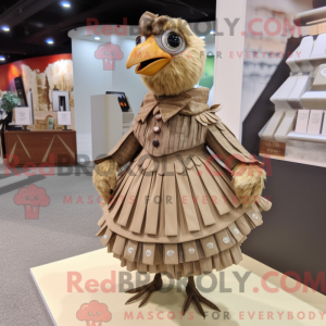 Mascot karakter van een Tan...
