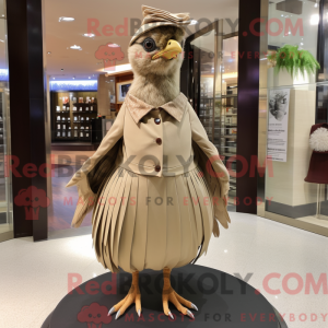 Mascot karakter van een Tan...