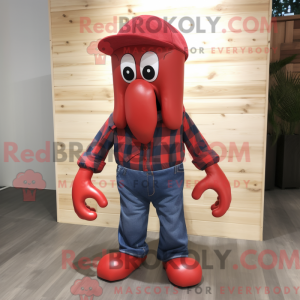 Mascot character of a Red...