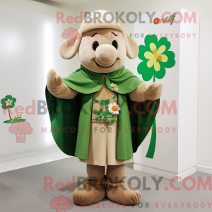 Mascot character of a Tan...