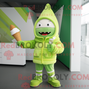 Mascottekarakter van een...