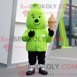 Mascot character of a Lime...