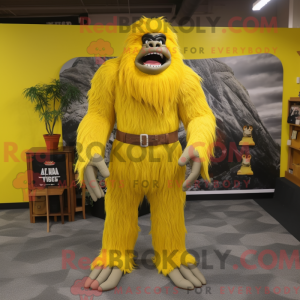 Maskot karakter af en...