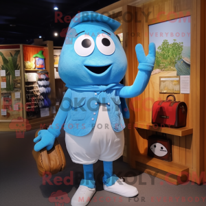 Postava maskota Sky Blue...