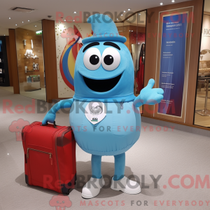 Postava maskota Sky Blue...