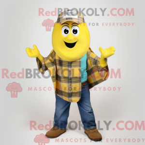 Mascot character of a Lemon...