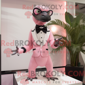 Mascot character of a Pink...
