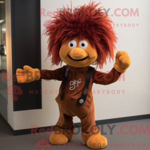 Mascot character of a Rust...