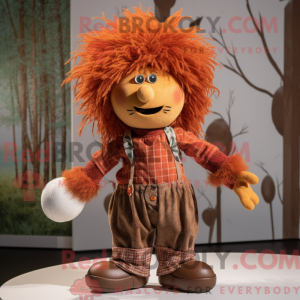 Mascot karakter van een...