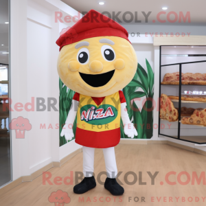 Mascot character of a Pizza...