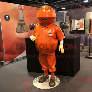 Mascottefiguur van een...