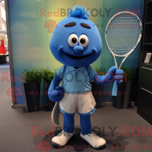 Mascot character of a Blue...