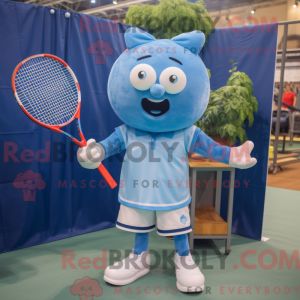 Mascot character of a Blue...