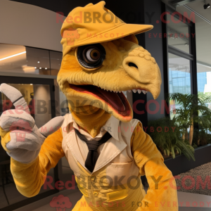 Mascot character of a Gold...