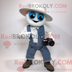 Postava maskota bílé kamery...