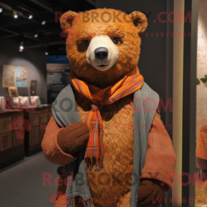 Mascot character of a Rust...