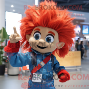 Personagem de máscara de...