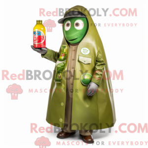 Mascot character of a Olive...